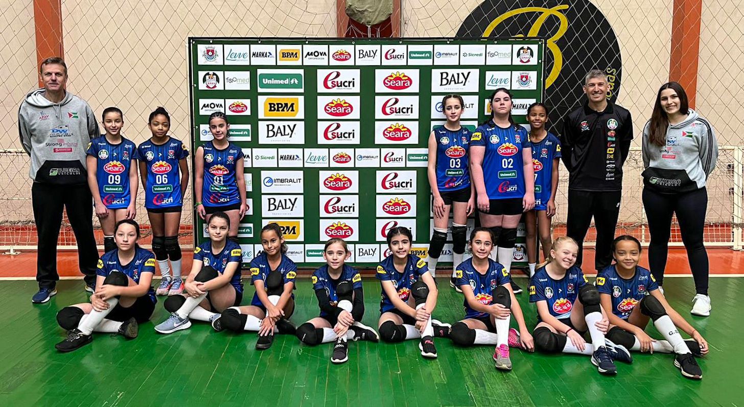 Sub-12: vôlei de Forquilhinha conquista o vice-campeonato da Série Ouro da Liga de SC